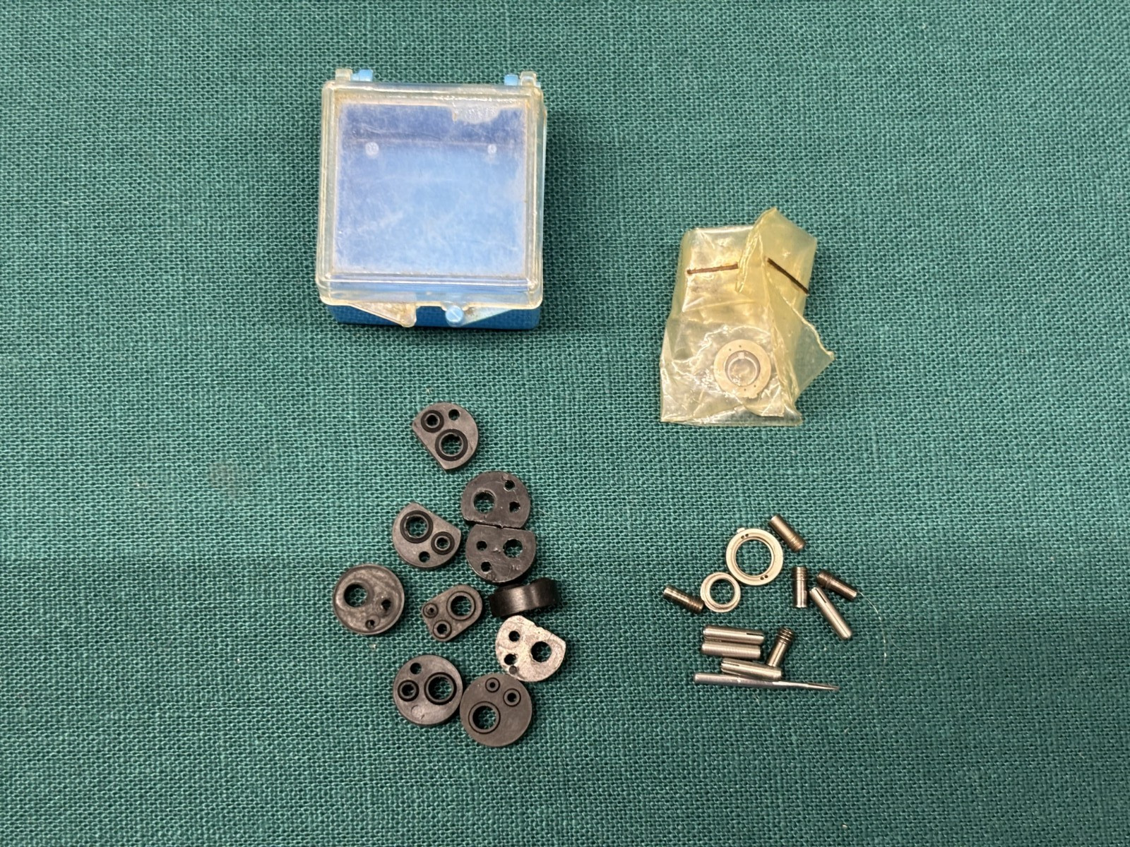 Vtg Midwest American True-Torc Dental Handpiece +Attachments +Parts (18H)