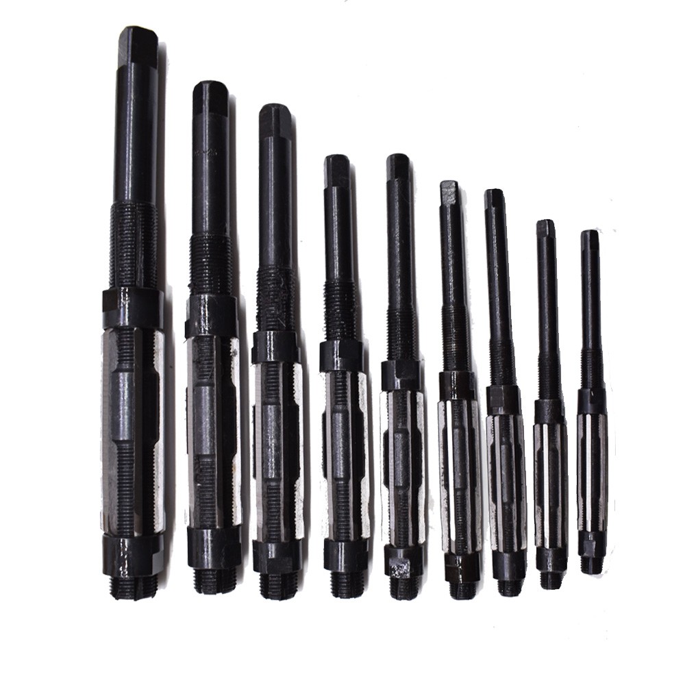 ADJUSTABLE HAND REAMERS H4 – H12 (A – I) 15/32″ – 1-3/16″ SET 9 Pcs