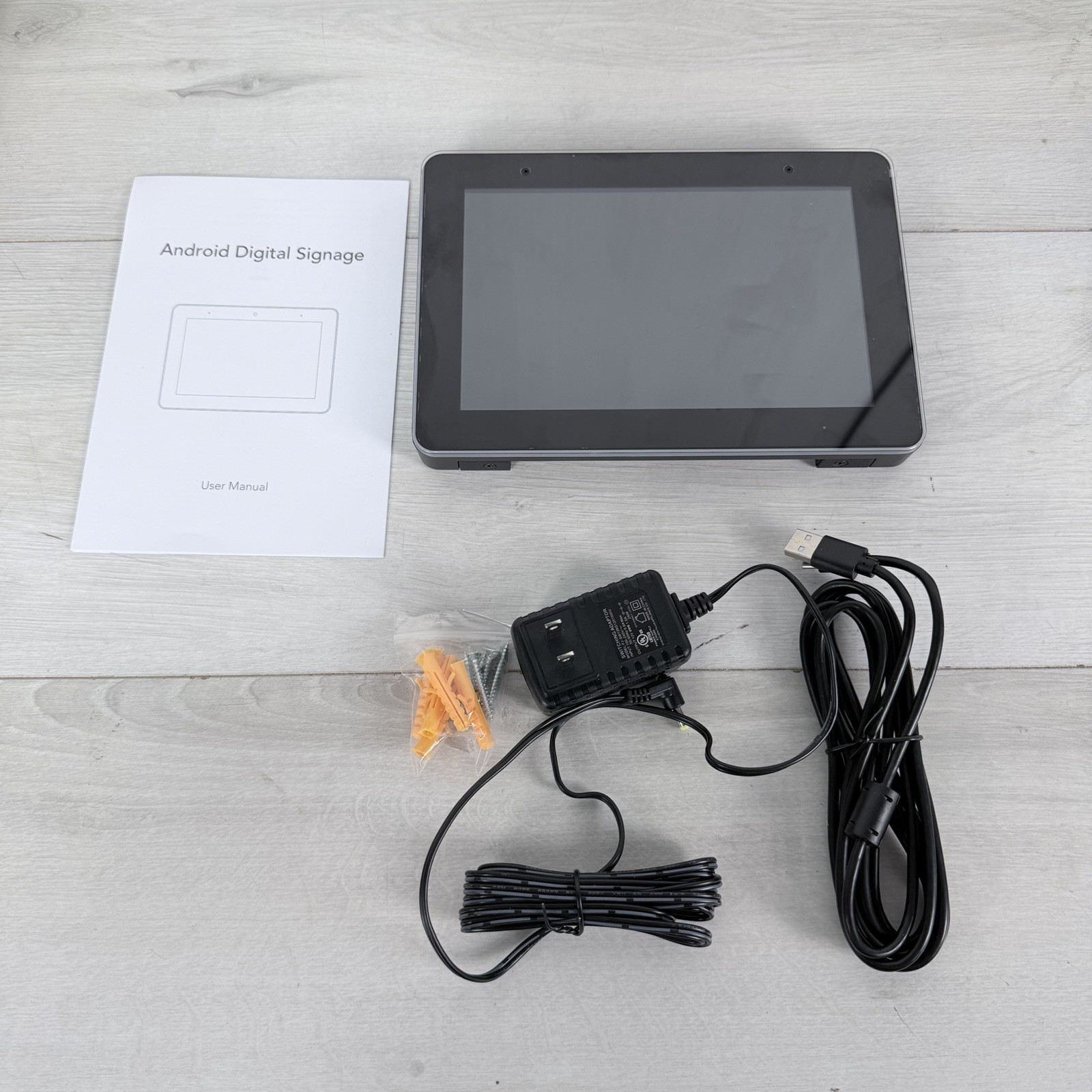 PoE Texas 8-Inch Touchscreen Conference Room Scheduler Tablet with Power Over