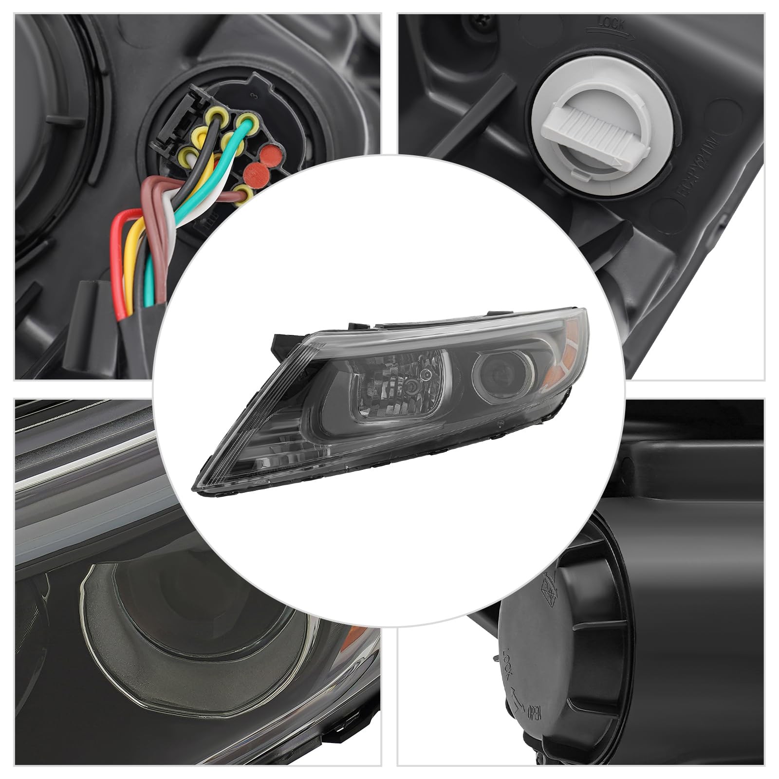2014-2015 Kia Optima Halogen Headlight Assembly Left&Right