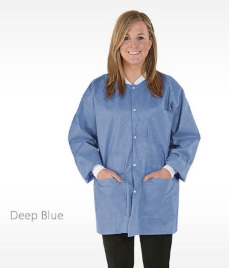 Medicom 8101-D SafeWear Hipster Jacket Deep Blue XLarge 12/Pk