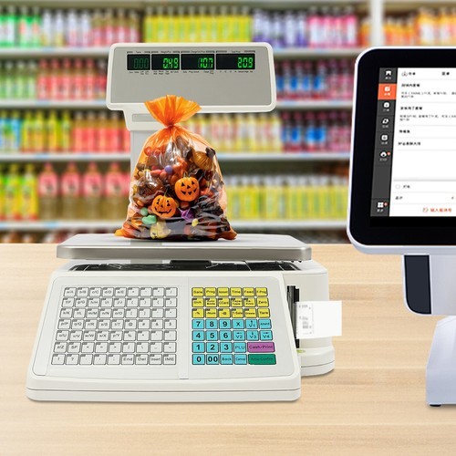Electronic Label Computing Printing Scale Thermal Printer Price Scale 0.2-30kg