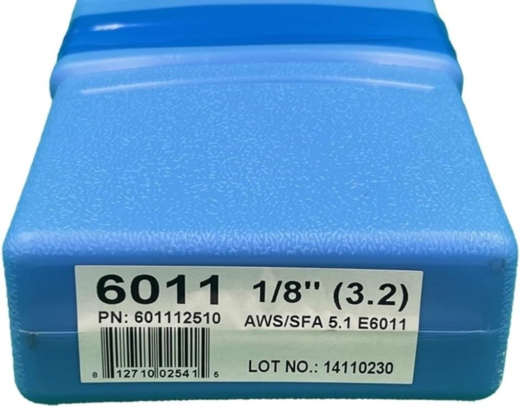 E6011 Stick Welding Rods 1/8″ – 5lbs for Superior Arc Stability & Penetration