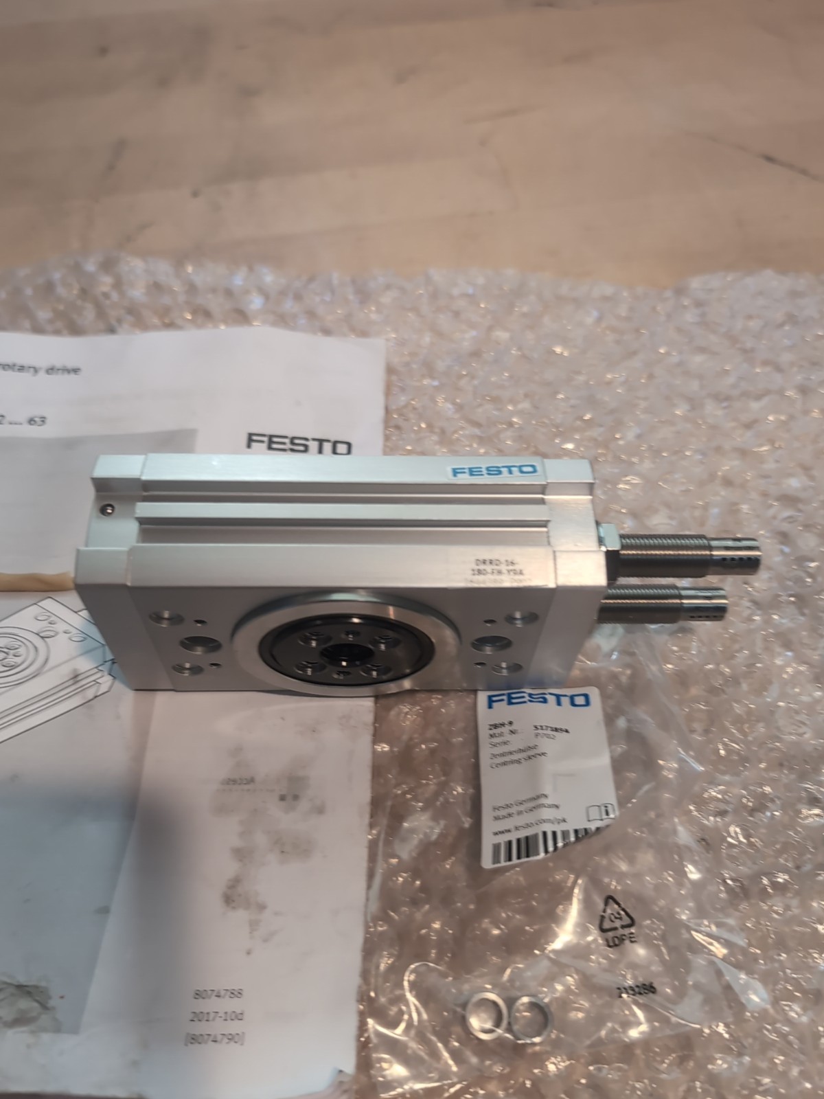 FESTO Semi-Rotary Drive DRRD-16-180-FH-Y9A 1644389 P902