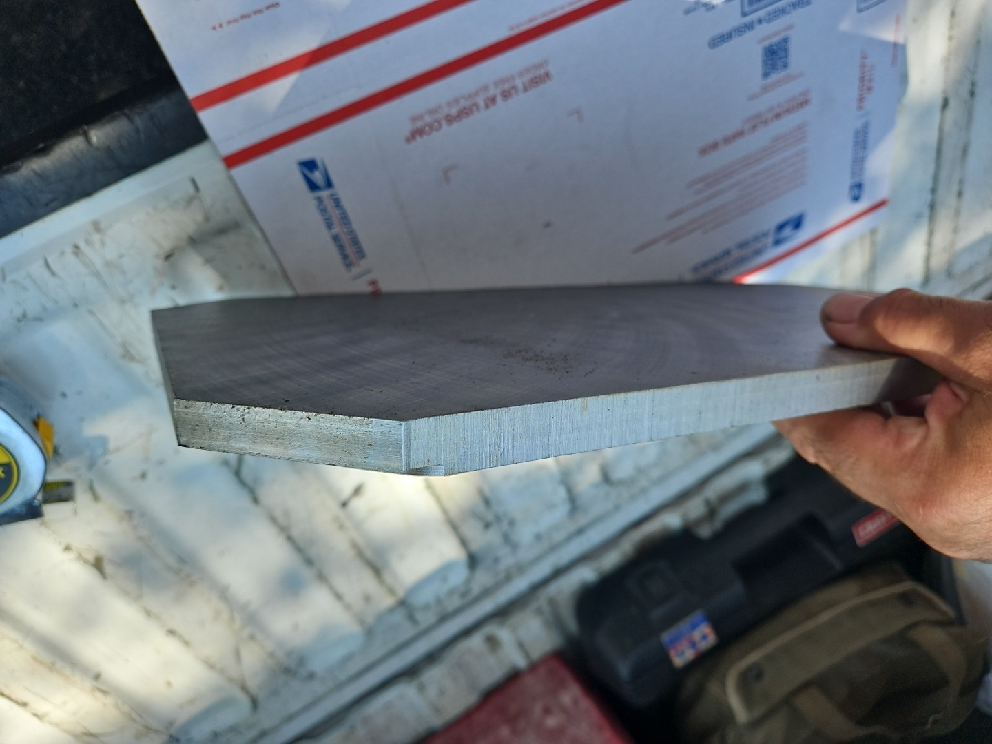 A572 Grade 50 Blanchard Ground Steel Plate 19-5/8″Long X 12″ Wide .626″ Thick
