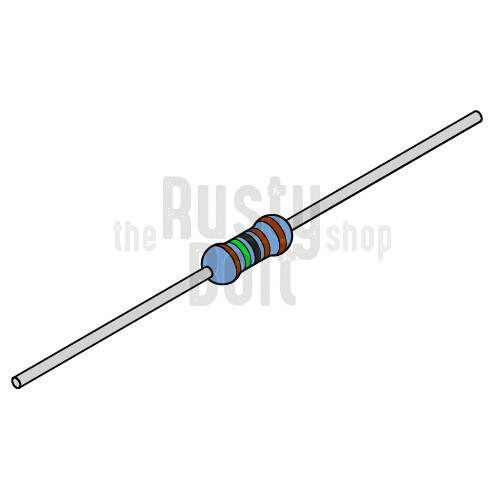 Resistors – 1/2 w (0.5 watt) – 1.5K ohm – 1% Tolerance – Metal Film – New