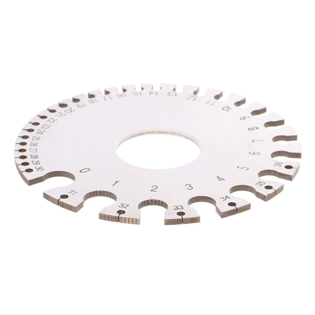 Round Thickness Stainless Steel Wire Gauge Diameter Gage Metal Inch Measurement