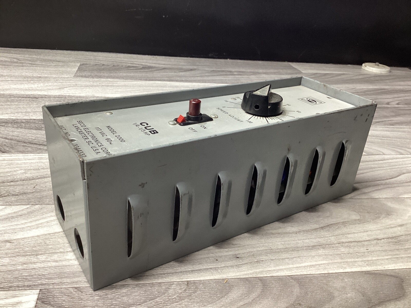 SECO CUB 1/4-1/3HP Model 2000 Motor Control Unit #108E142PR6*CO