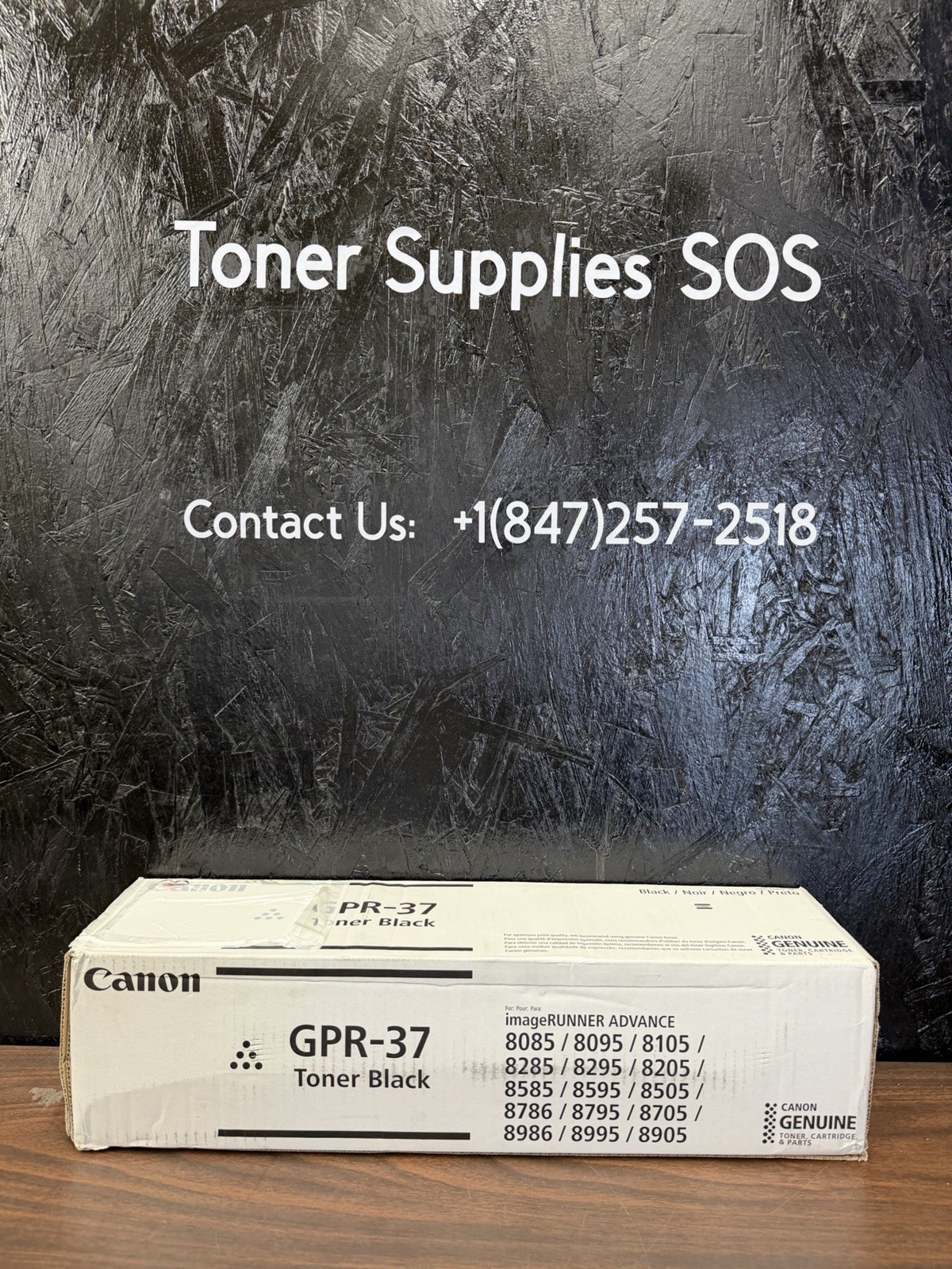 Canon 3764B003 GPR-37 Black Toner Cartridge 3764B003aa