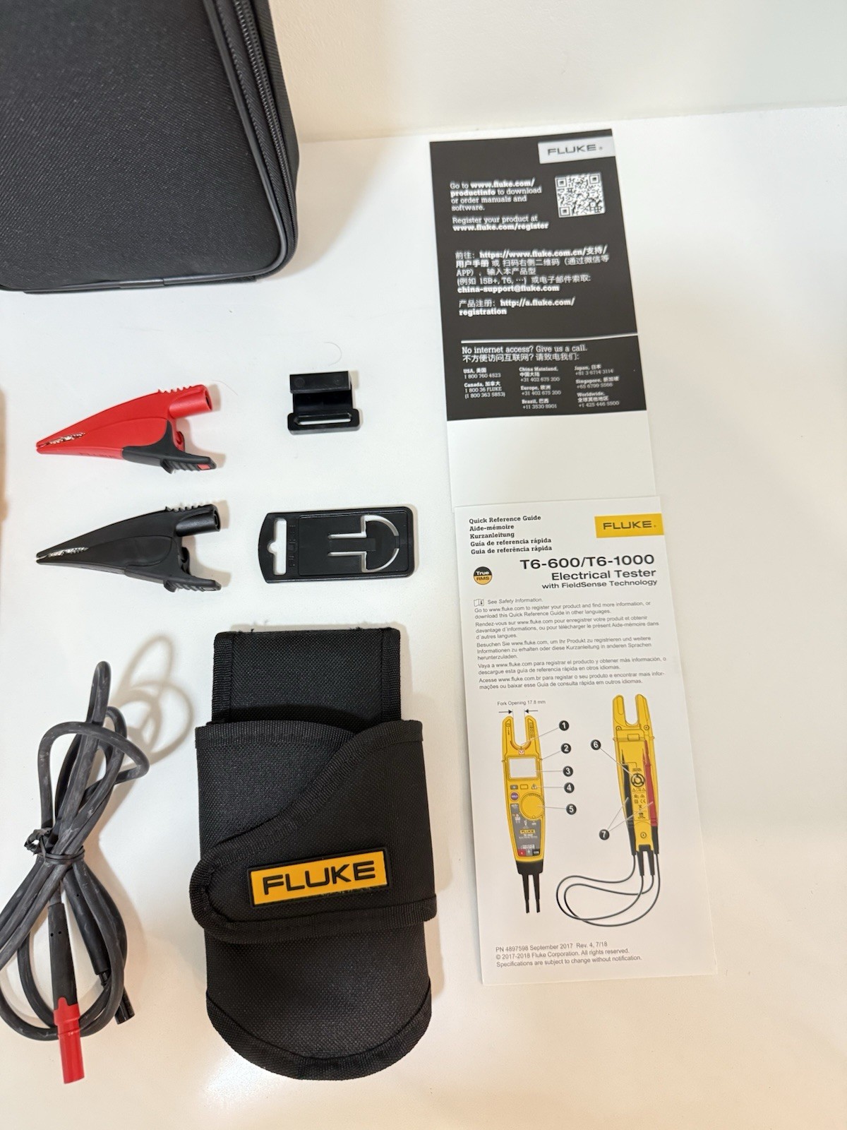 FLUKE T6-1000 ELECTRICAL TESTER W/ TPAK-HT6 AC285 KIT (NEW FACTORY SEALED) NEW