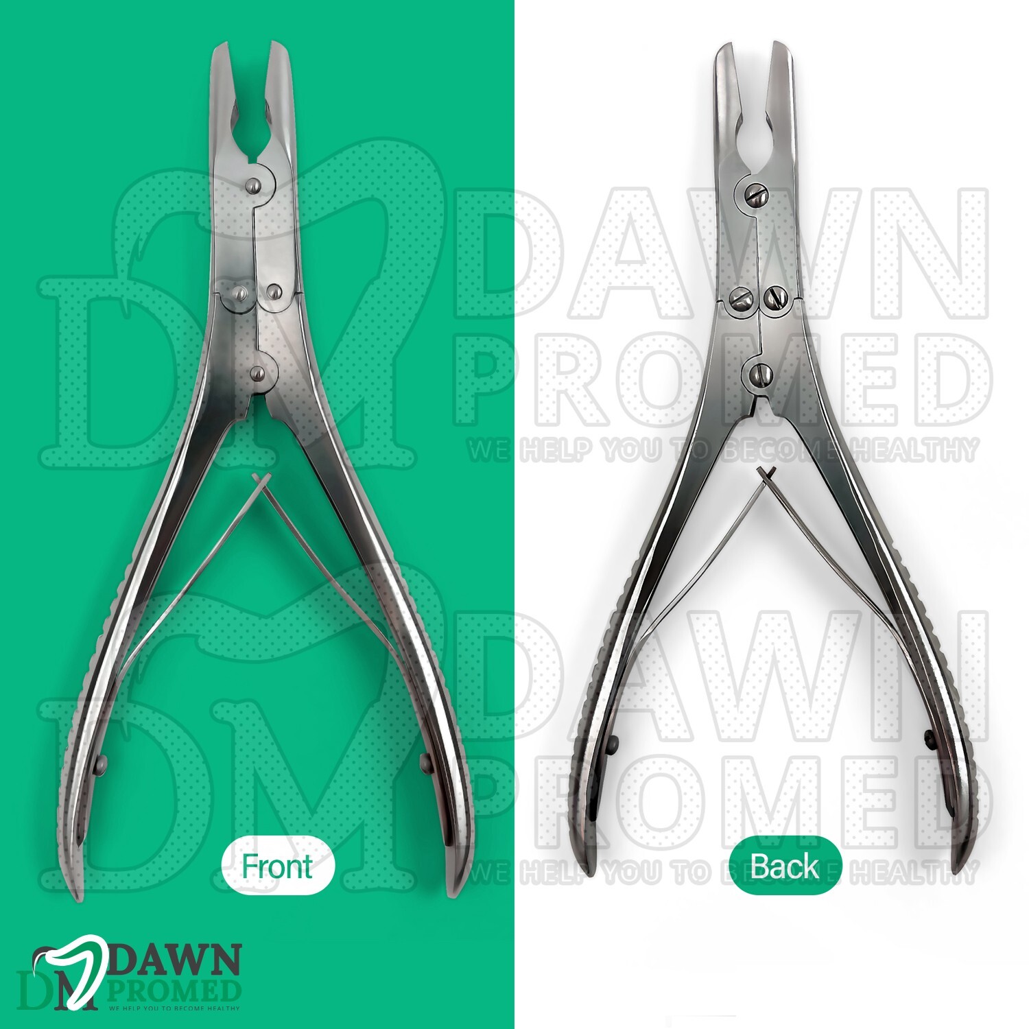 Ruskin Bone Rongeur Straight 5mm Bite 7.5″ Orthopedic Instruments German Grade