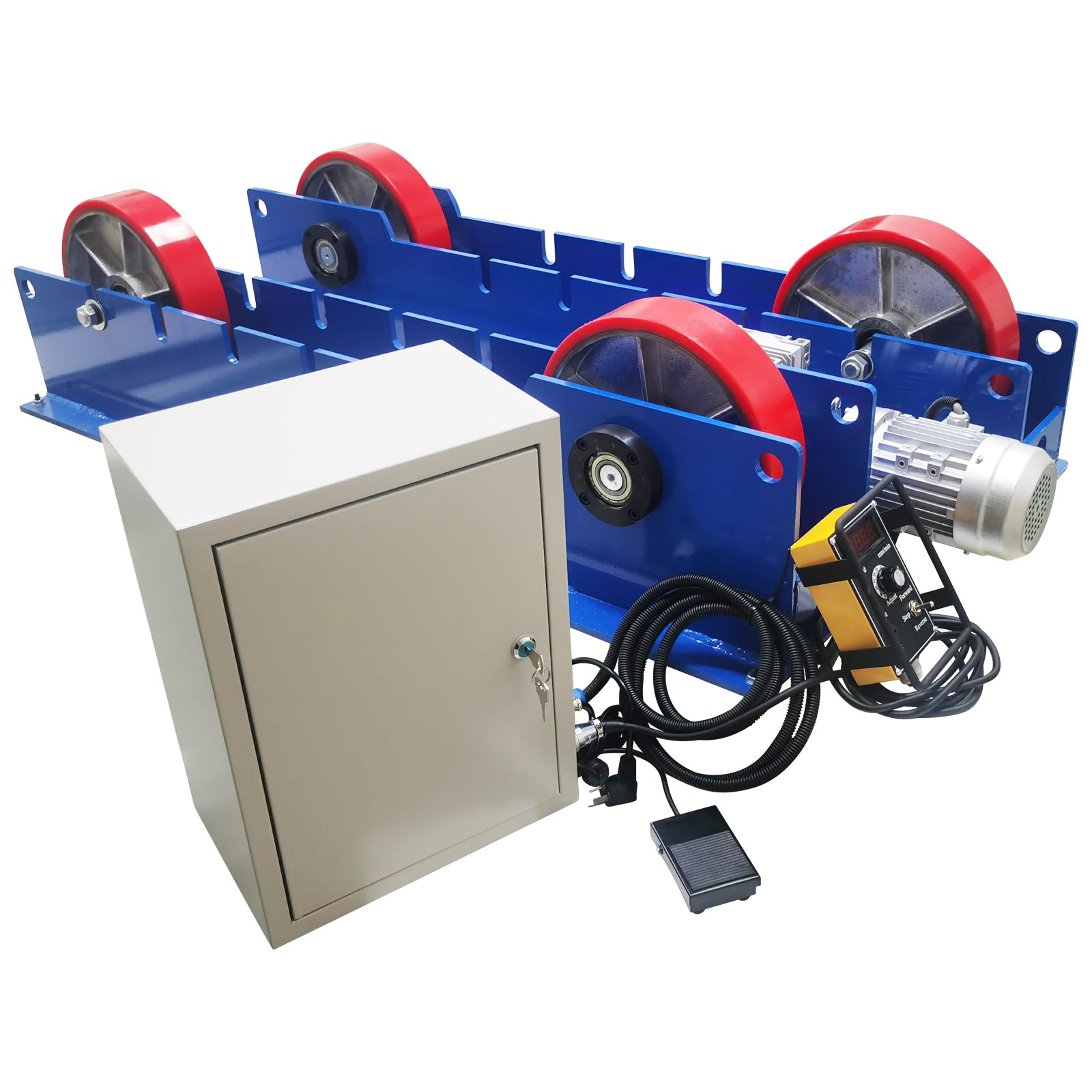 6600LB Tank Turning Welding Rolls Linkage Roller, Welder Rotator Positioner 220V