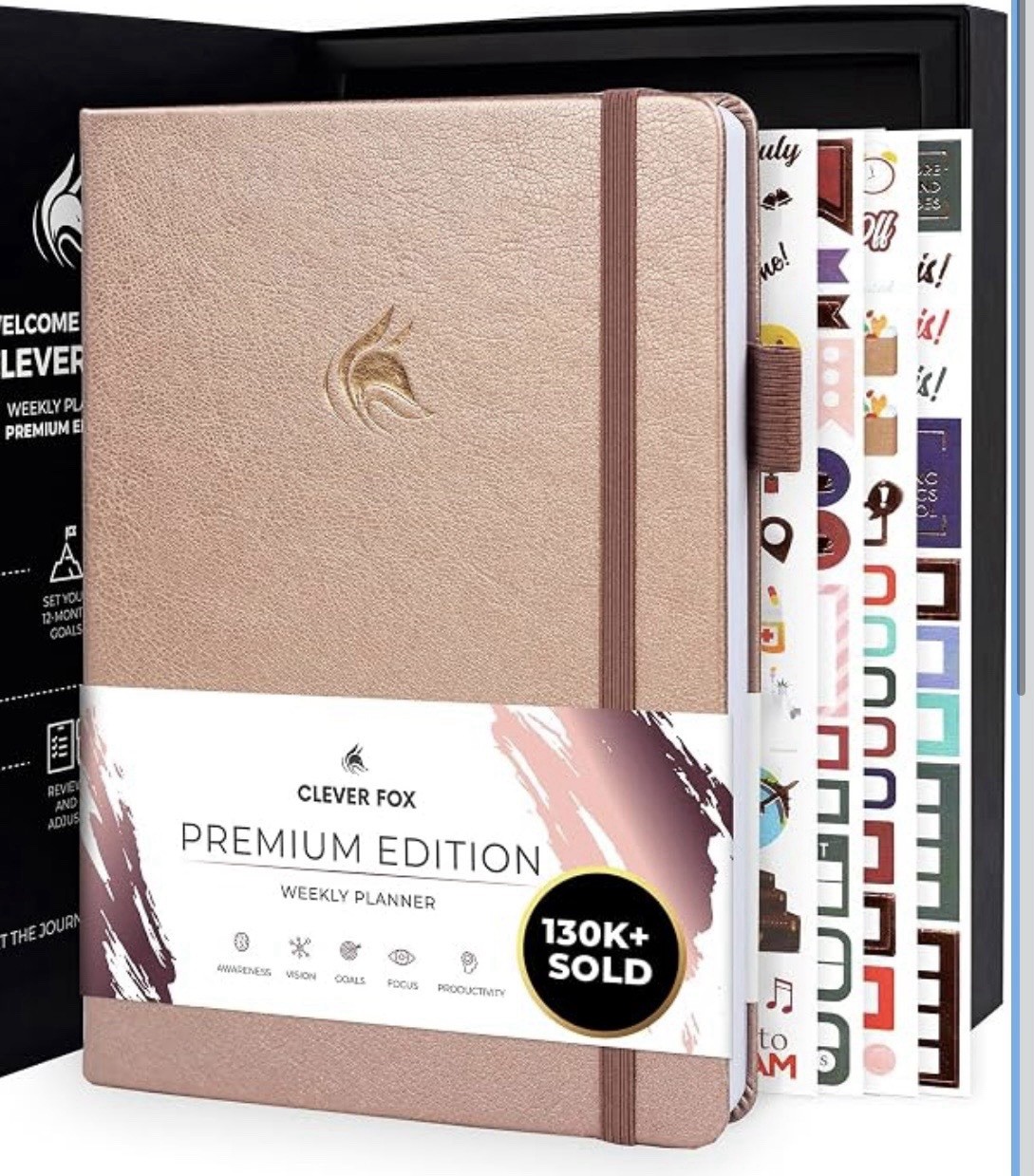 Clever Fox Planner Premium Edition – Undated Luxurious
