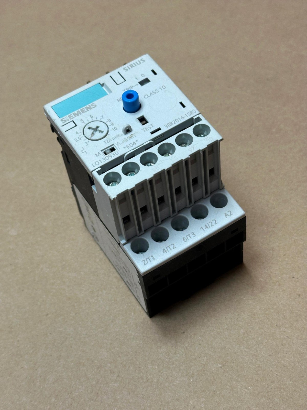Siemens 3RB2016-1SB0 Overload Relay 3-12A