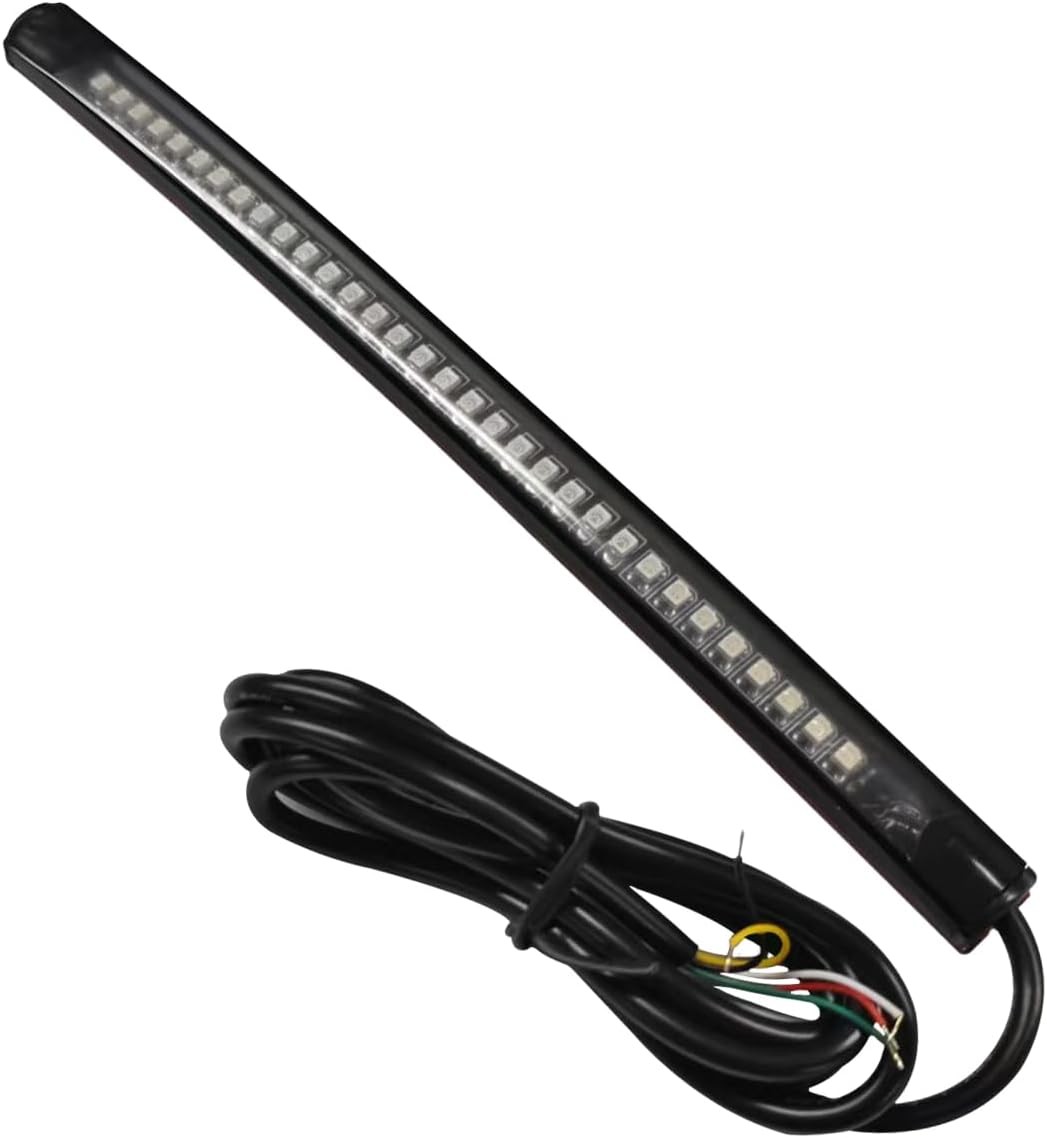 Universal 8″ Flexible Waterproof LED Strip Tail Brake Stop Light Bar for Car, Mo