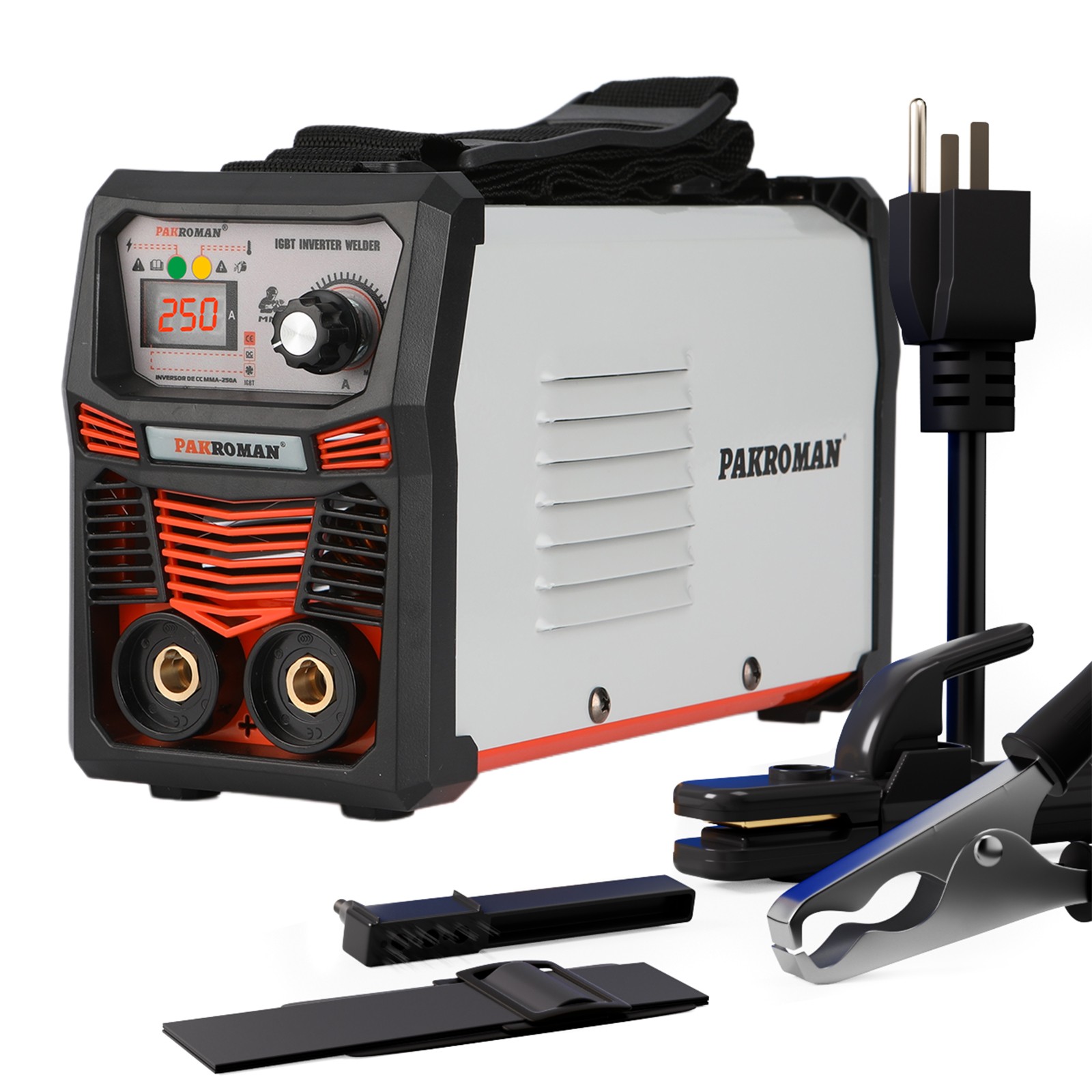 250A Portable Inverter Welder 110/127V ARC MMA Welding Machine Kit 50/60Hz