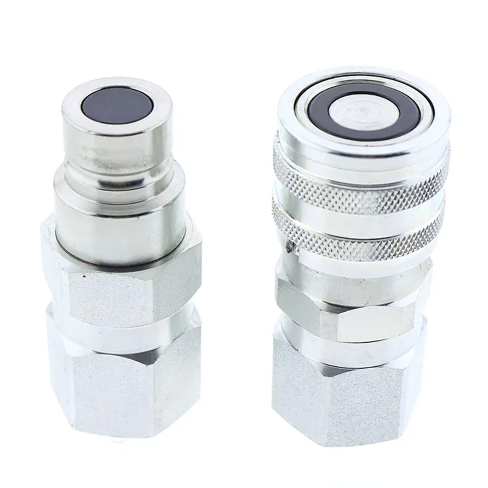 Male&Female Hydraulic Flat Face Quick Coupler Kit 195-6525 195-6526 for Cat 442E