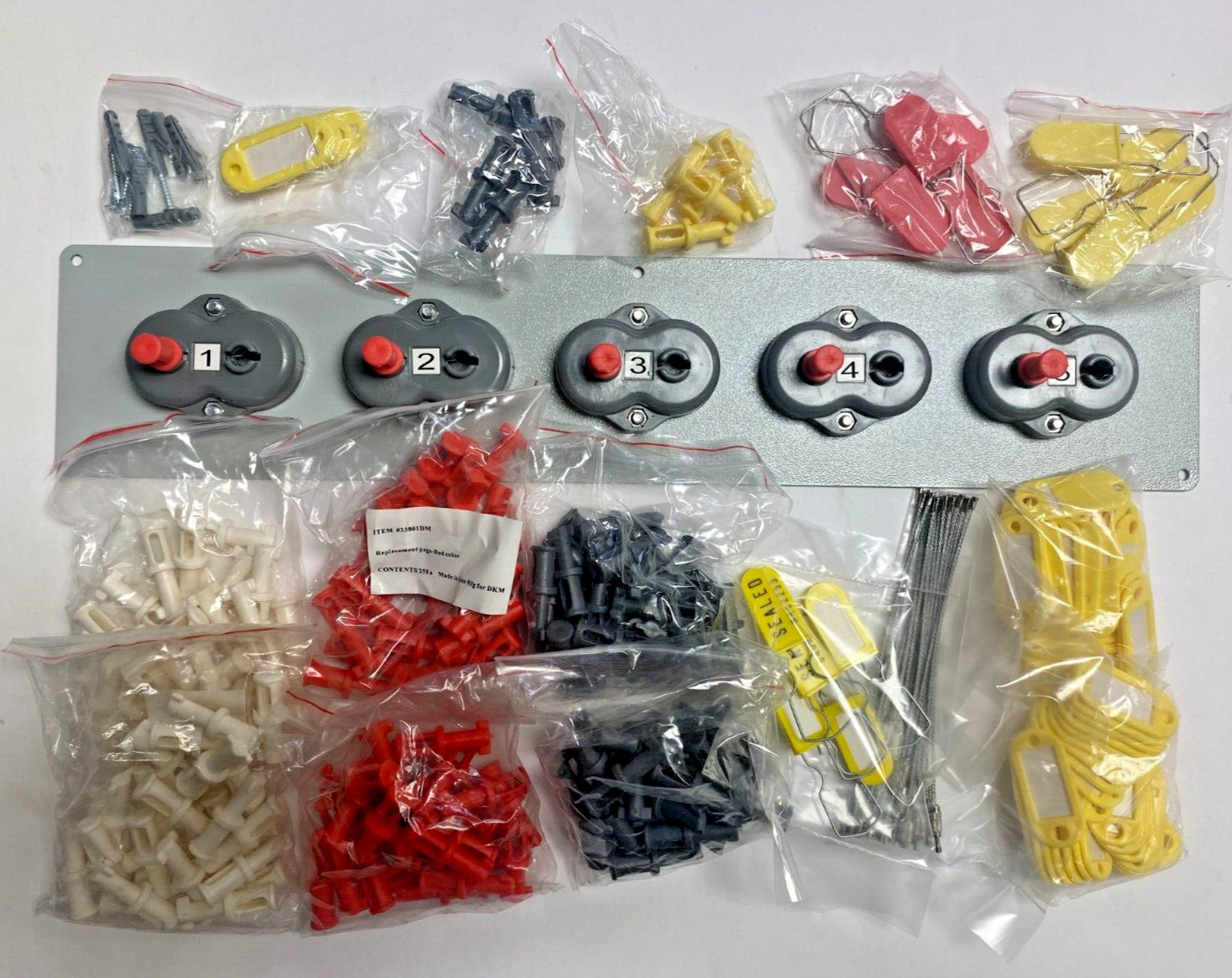 Inventory Control Unit 5 Peg Unit – Extra Pegs / Cable ties