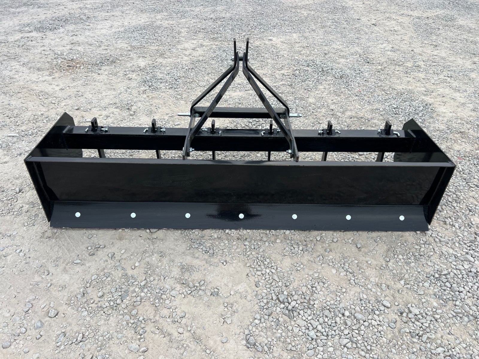 PROWORKS 84″ Box Blade 3 Point Hitch Tractor Scraper Grader 7 FT USA 6 Ripper