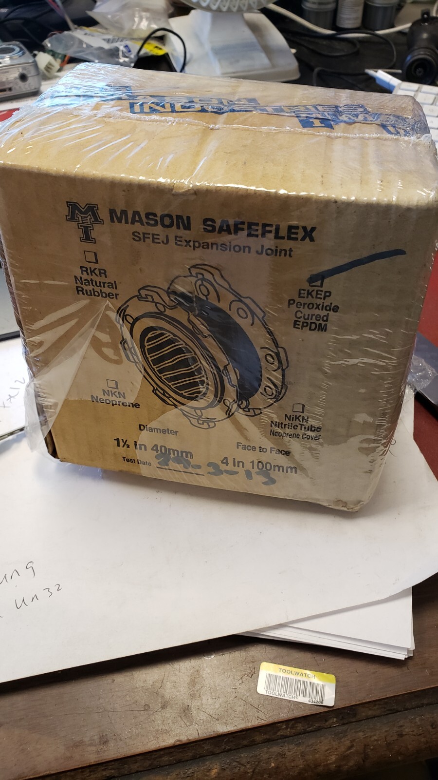 NEW Mason SafeFlex Pipe Expansion Joint SFEJ 11/2″ 40mm 4 in 100mm ( a1-4a)
