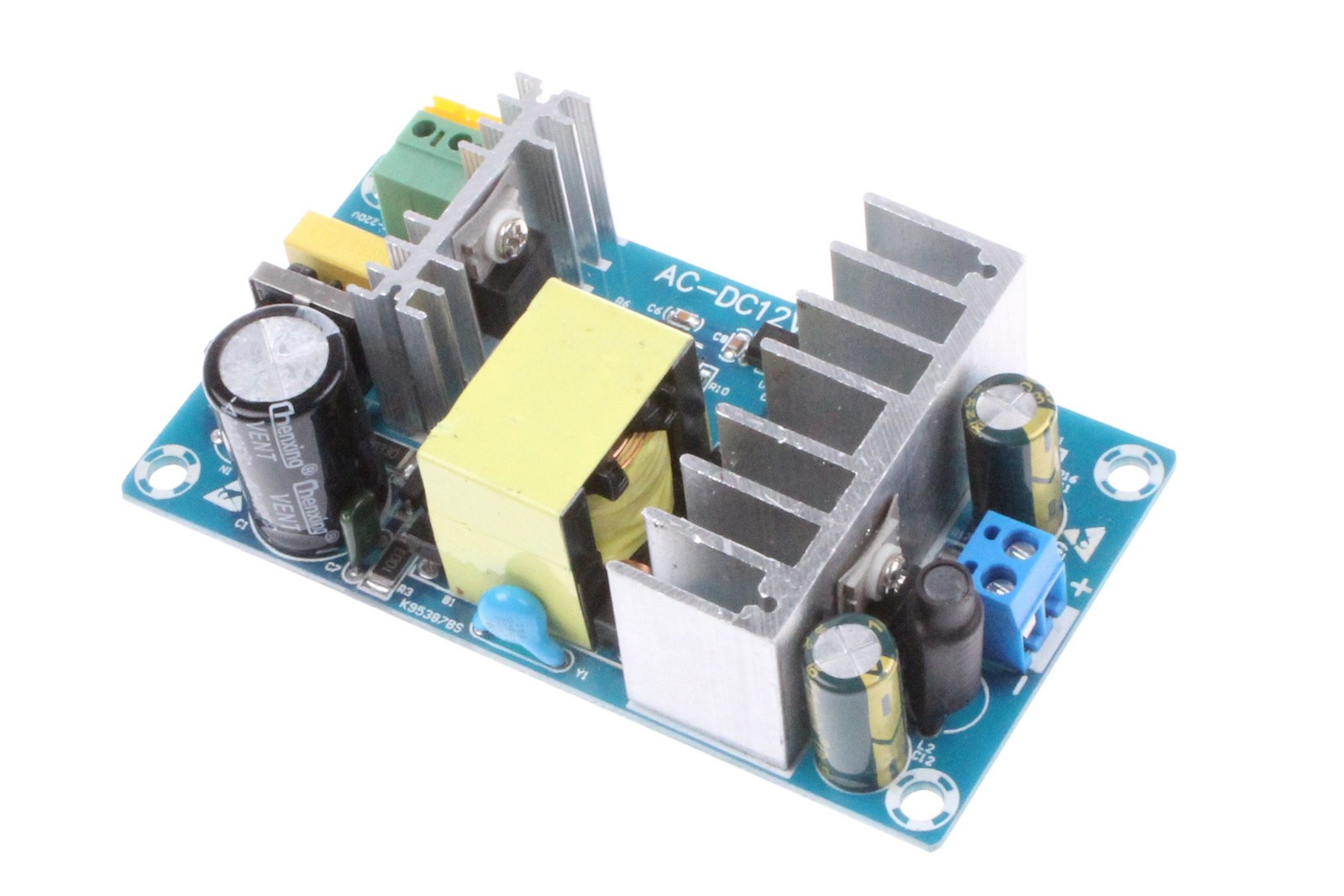 NOYITO AC to DC 12V 8A Isolated Power Supply Module 120V 8A, Blue