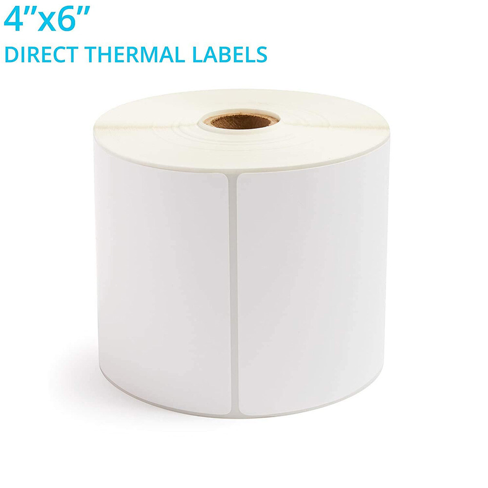 40 Rolls 4×6 Direct Thermal Shipping 10000 Labels For Zebra 2844 Eltron ZP450 US