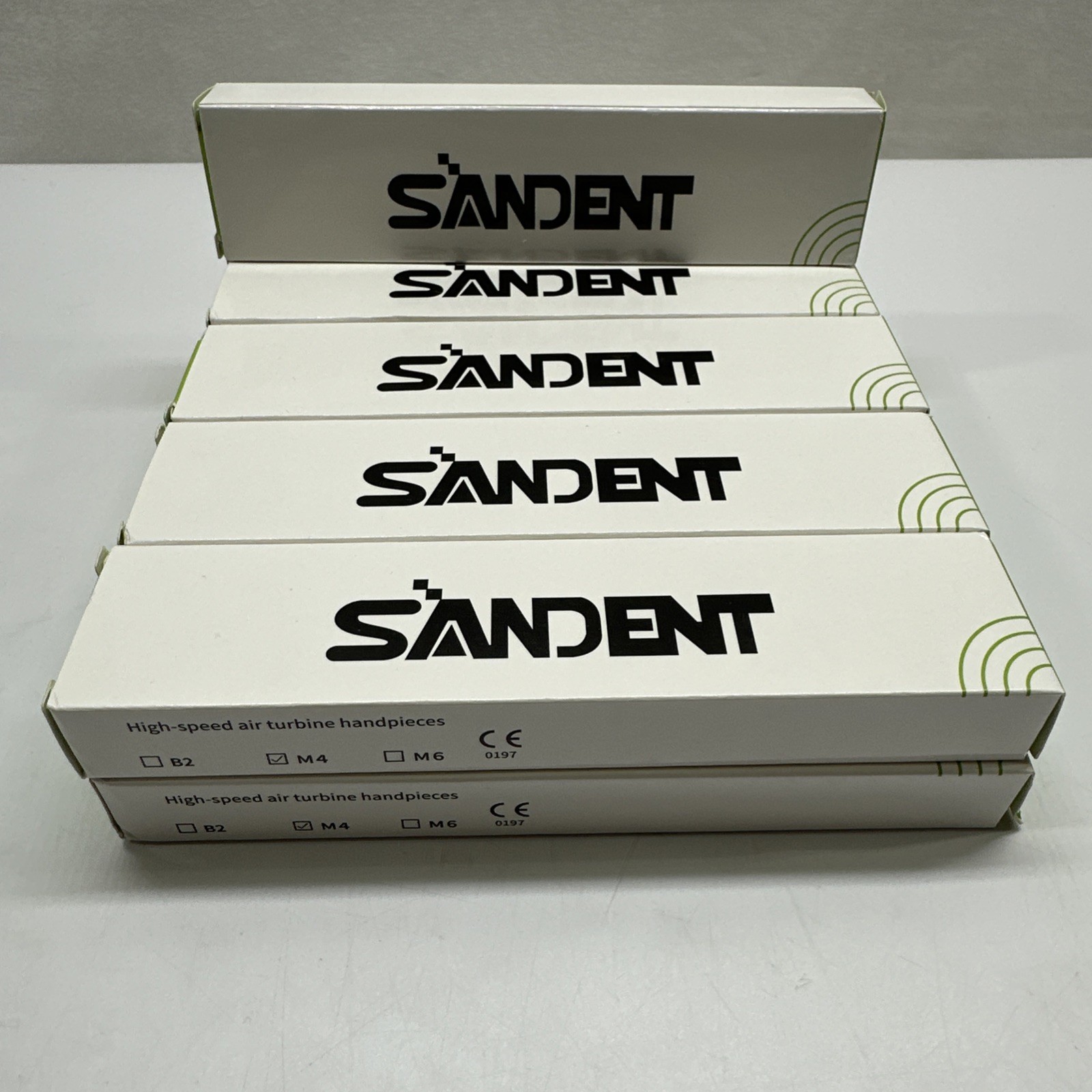 SANDENT NSK Style Dental High Speed Handpiece Push Button Turbine 2Hole 4Hole M4