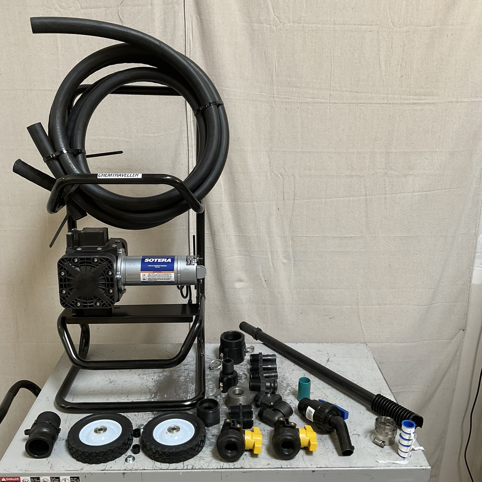 SOTERA SS465BX713 Electric Drum Pump 1/4hp 115V 13gpms