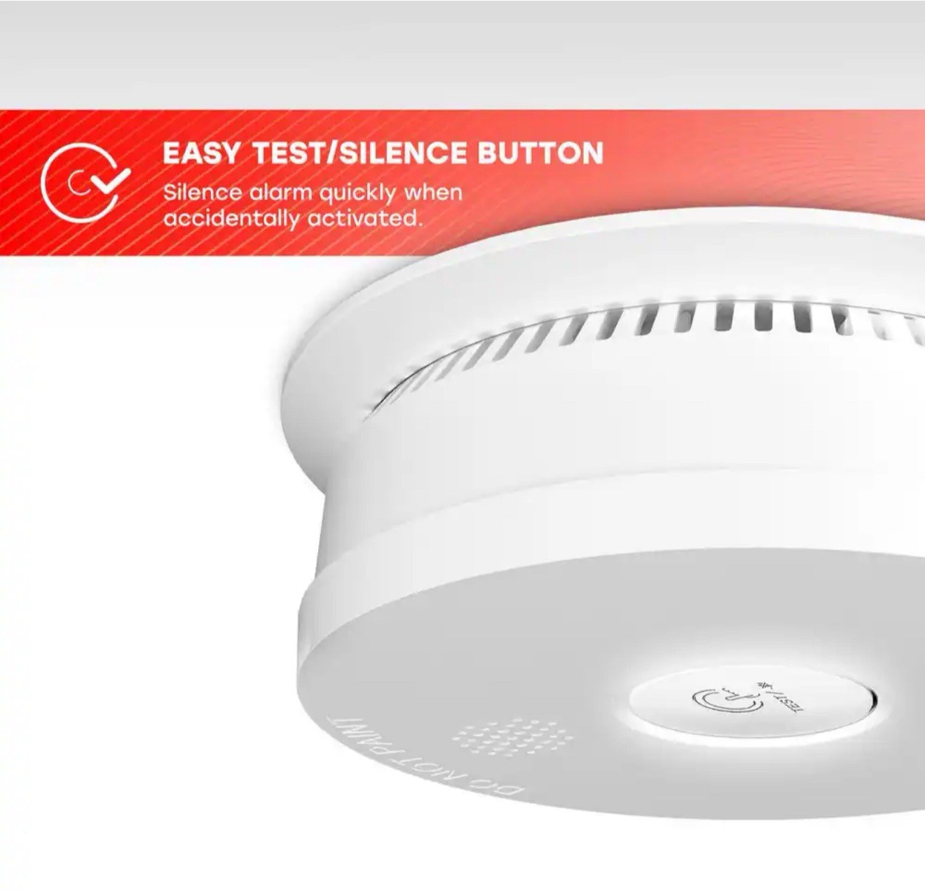 3-PK Universal Hardwired W/ 9V Battery Backup Photoelectric Smoke Detector