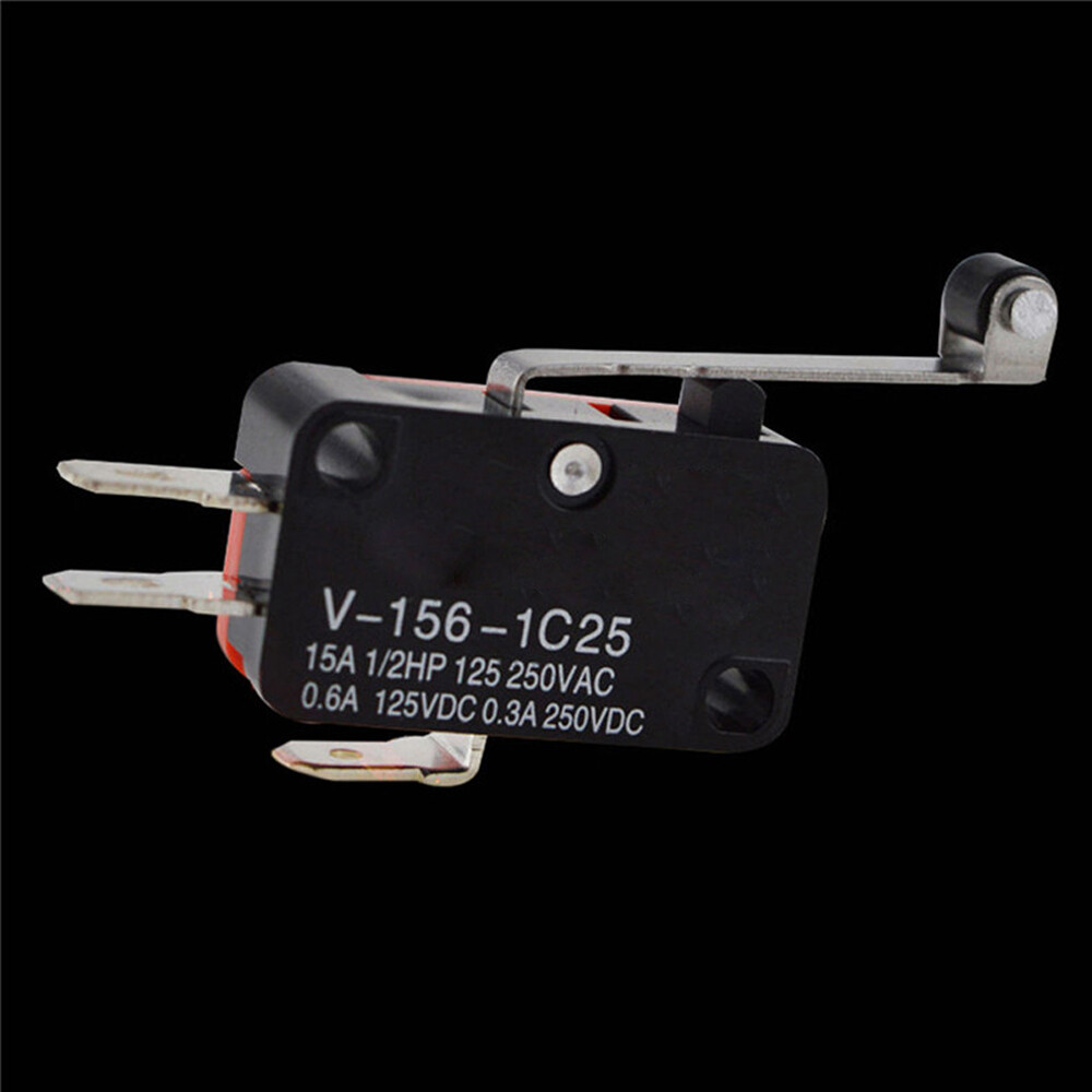 V-156-1C25 Limit Micro Switch Long Straight Hinge Roller Momentary SPDT 20X