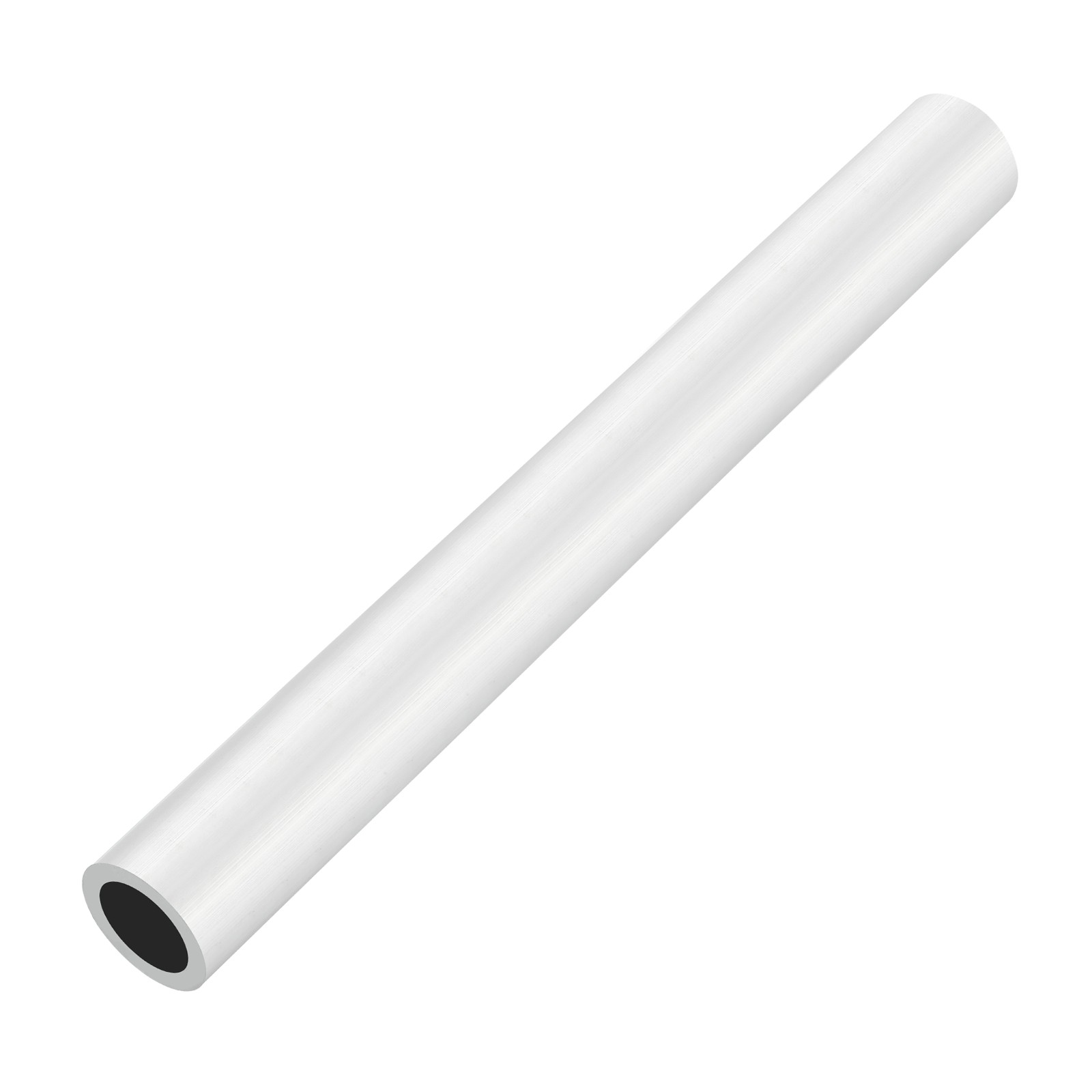 6063 Aluminum Tubing Round Tube 34mm OD x 28mm ID 13″Metal Straight Pipe Silver