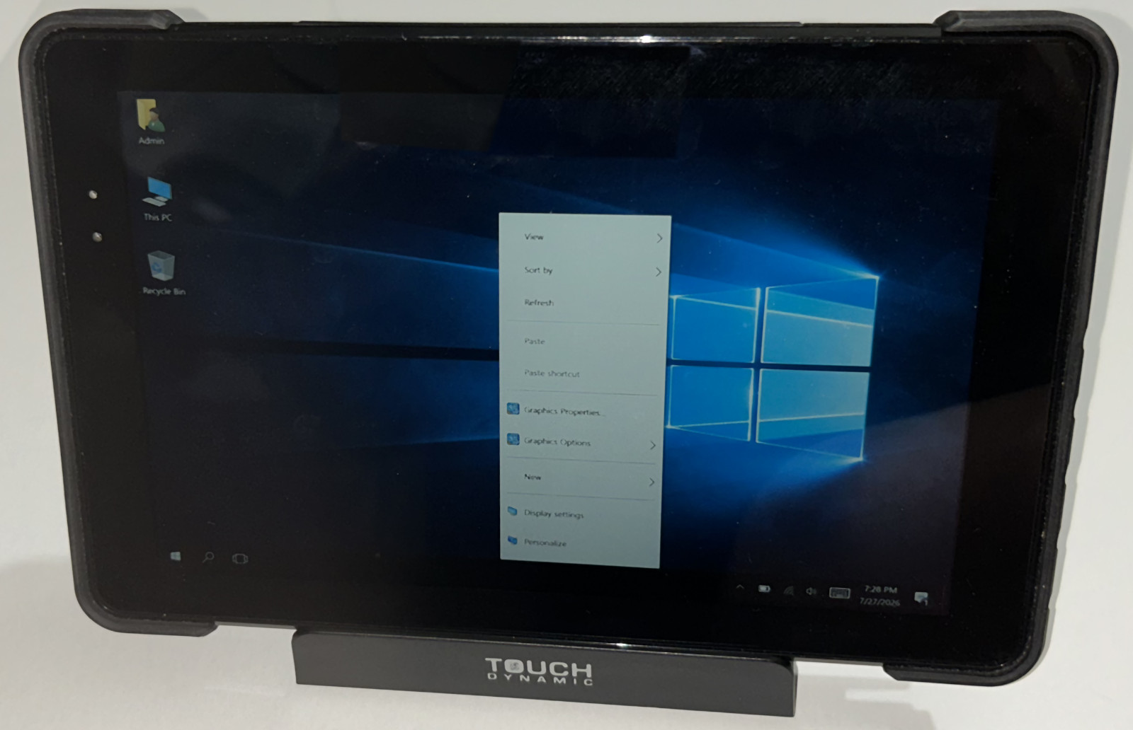 Touch Dynamic Quest10-A64 Point Of Sale Tablet with Charging Cradle
