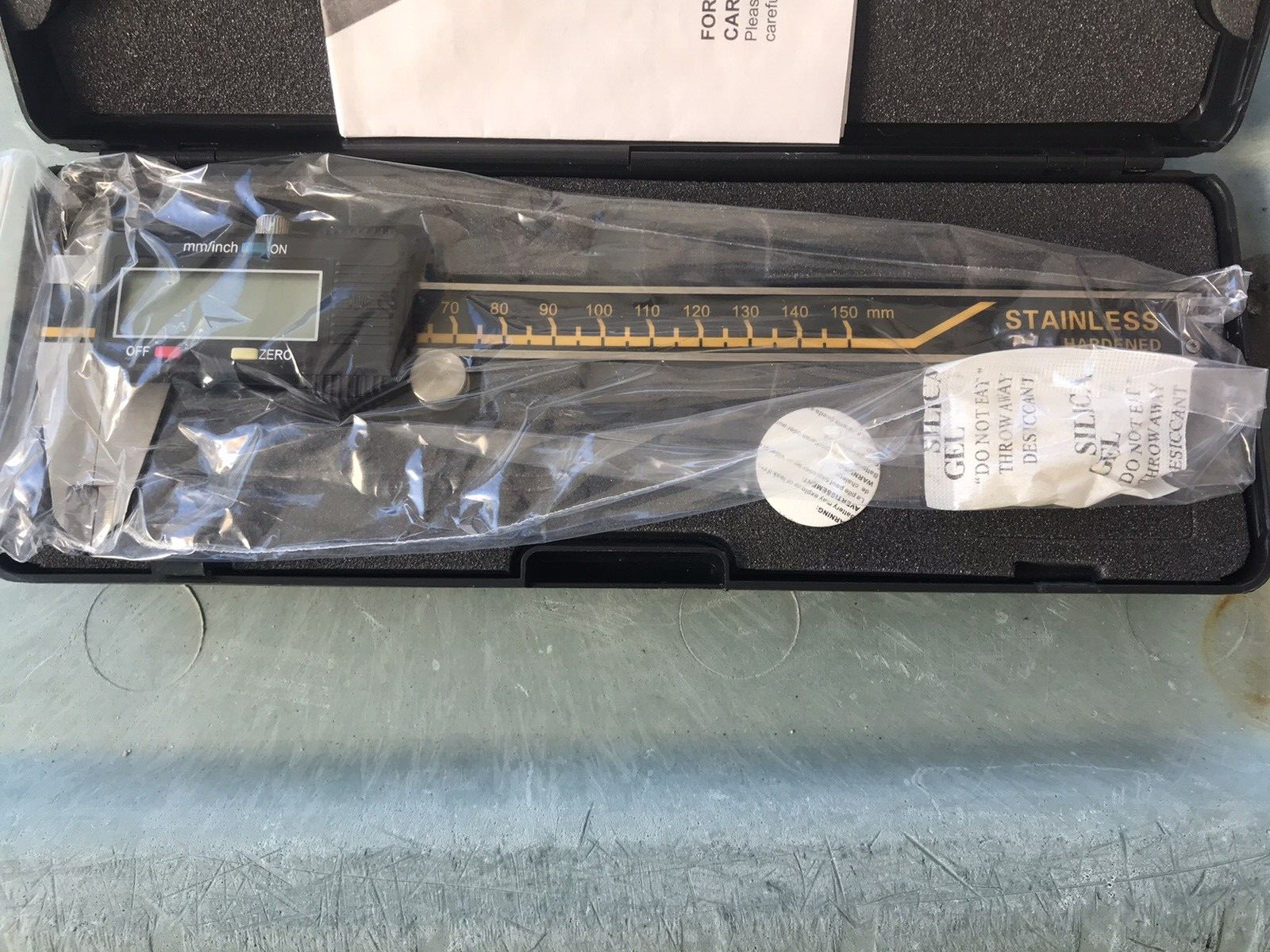 NEIKO 01407A Electronic Ex Large LCD Digital Caliper 0-6 In/0-150mm Stainl Steel