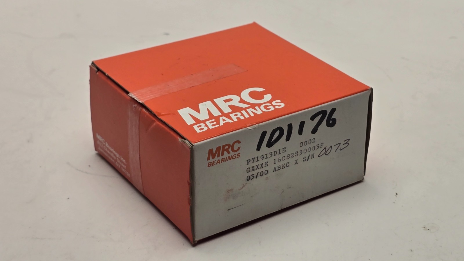 MRC P71913D1E ABEC X Duplex Angular Contact Bearing 65x90x17.25mm NOS