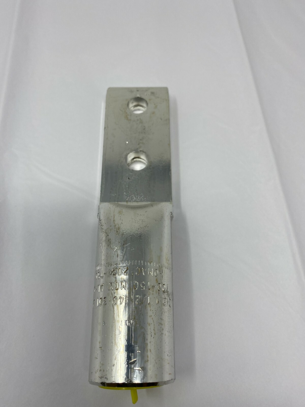 Homac 2081-750 Aluminum Compression Lug 750kcmil 2-Hole NEMA Pad AL-CU 1/2″ Bolt