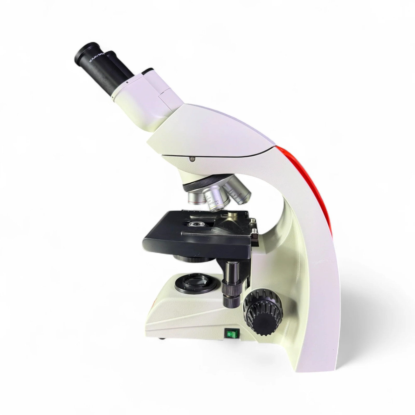 Leica DM500 Compound Microscope w/ 4x 10x 40x 100x Objectives HC PLAN S 10x/18