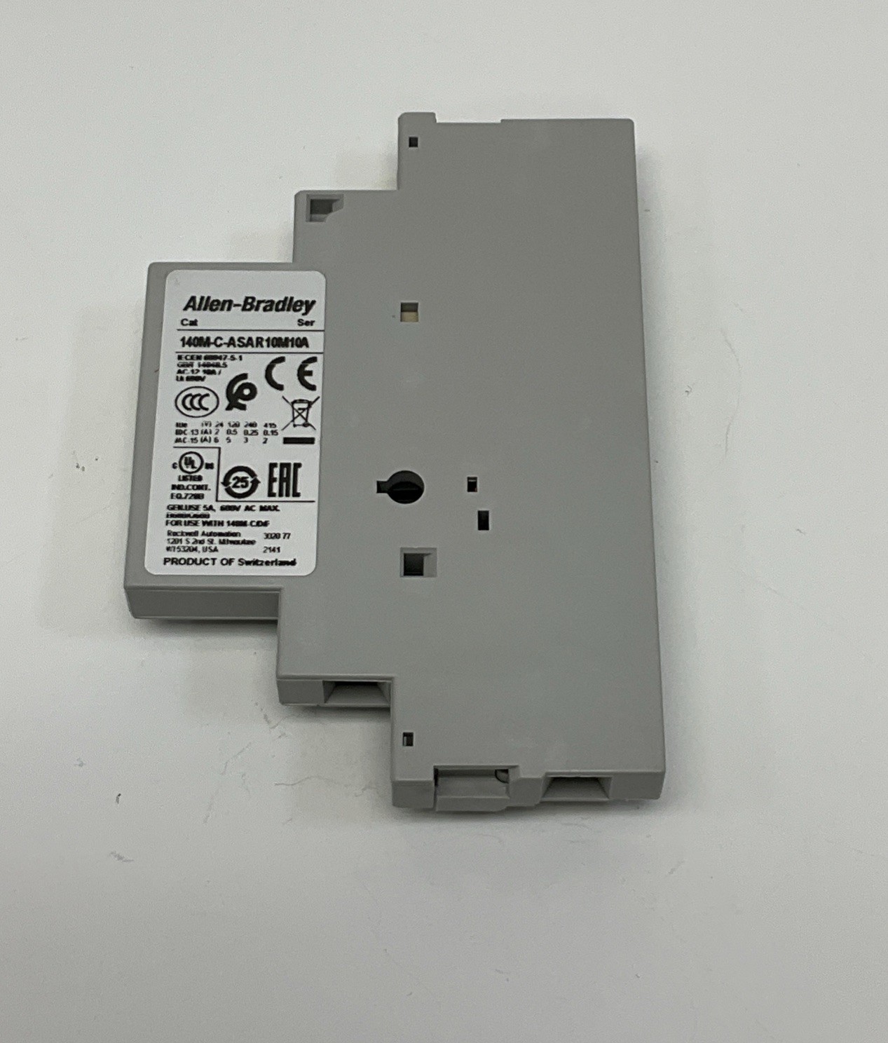 Allen Bradley 140M-C-ASAR10M01 Trip Indicator Contact