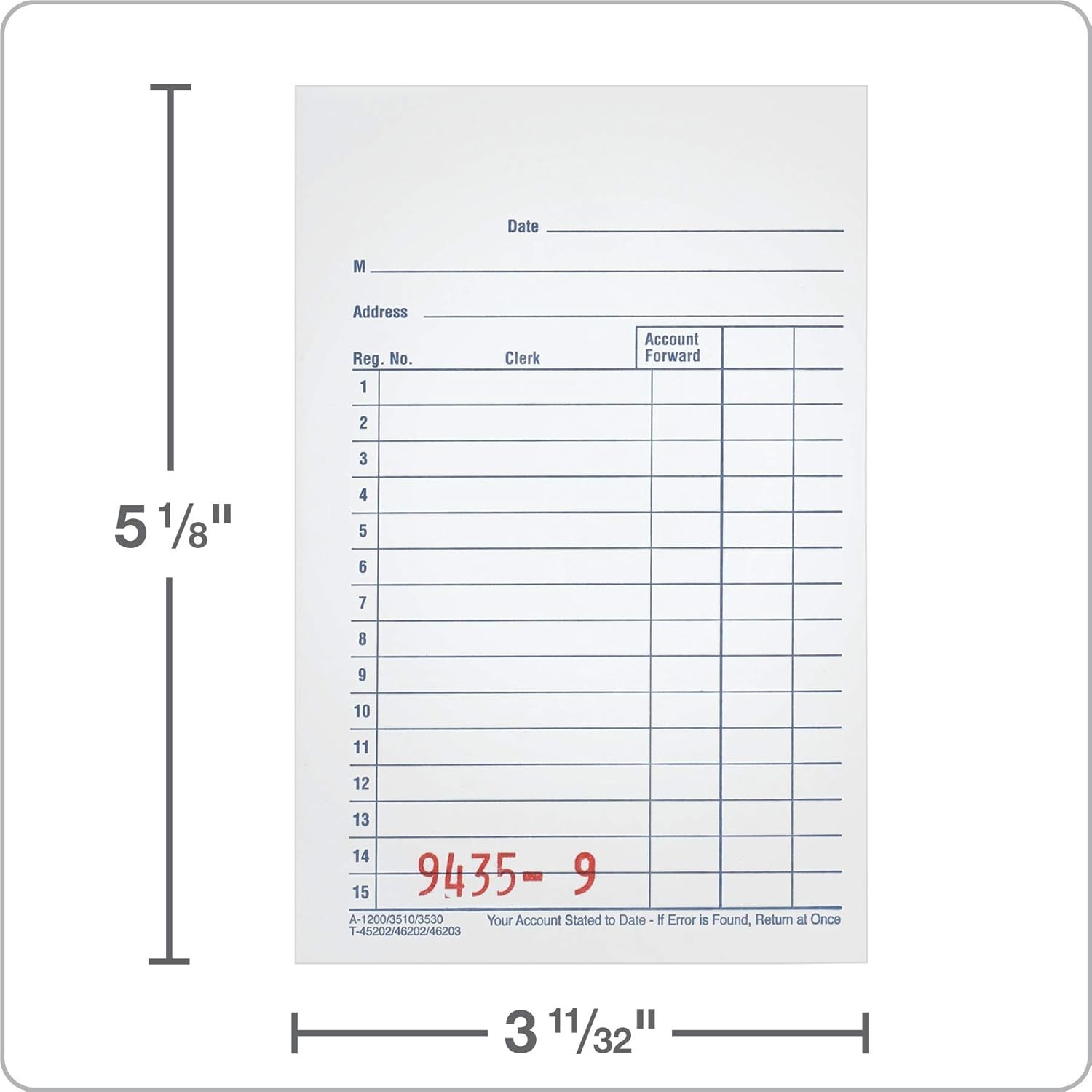 2-Part Carbonless Sales Books, 50 Sets Each, Perfect for On-the-Go Transactions