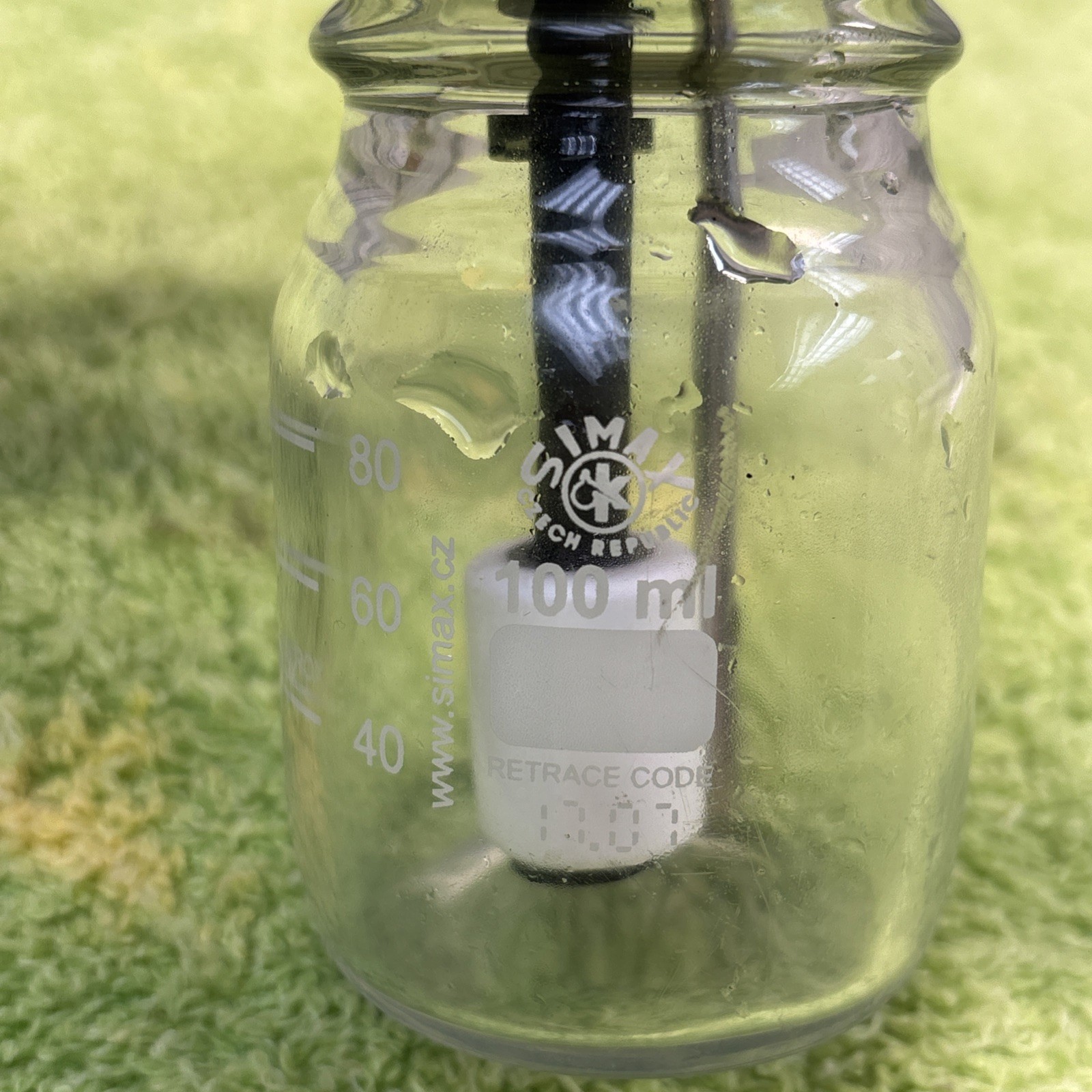 Electrochemical Cell 100 mL glass cell Simax bottle