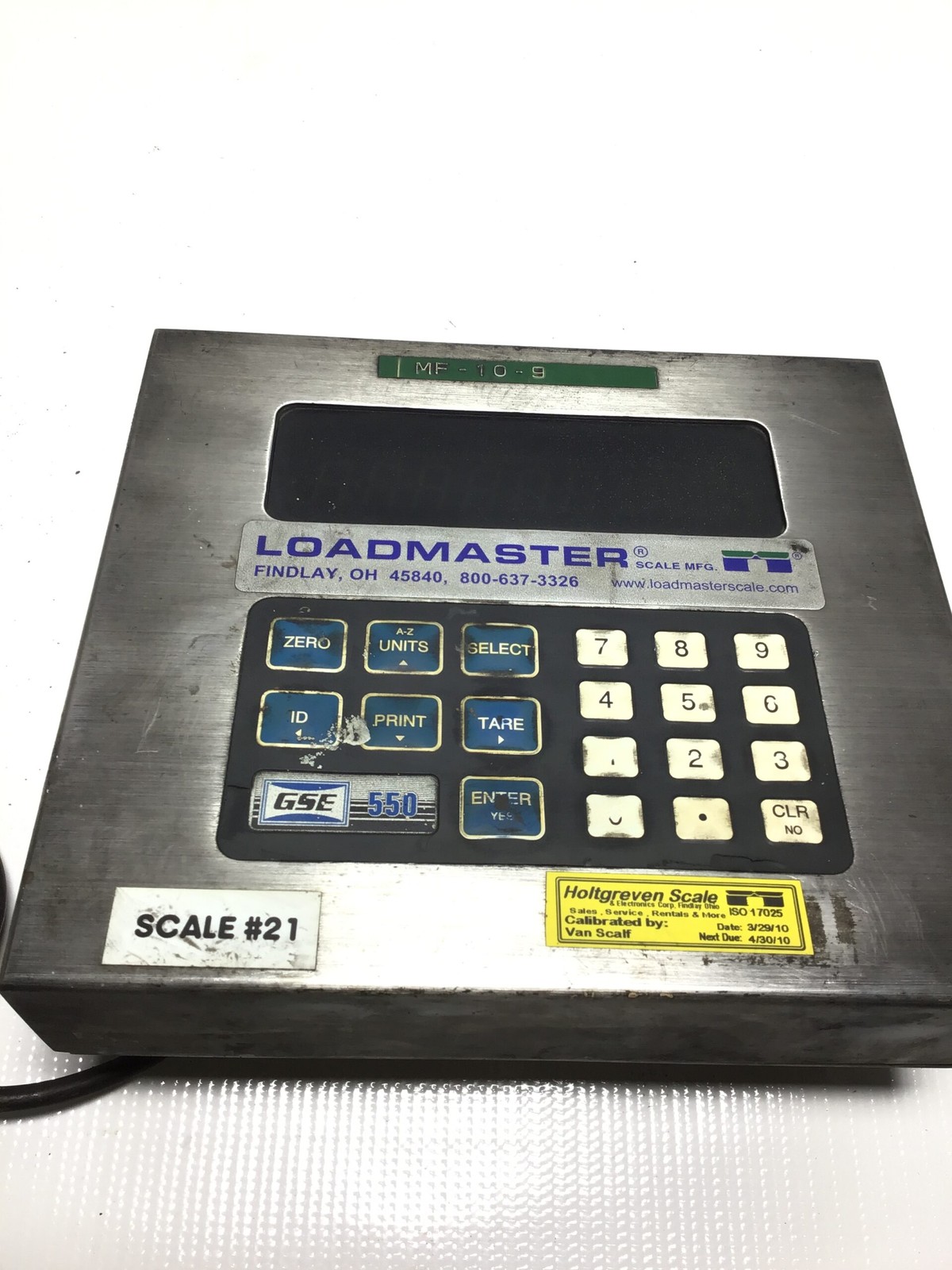 GSE 550 Digital Weight Scale Indicator