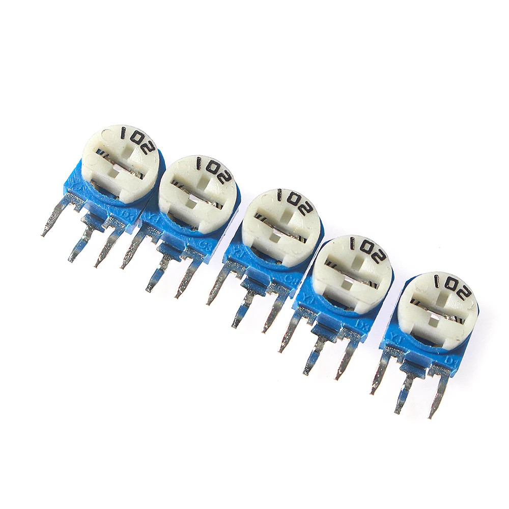65PCS Trimmer Potentiometer RM063 Adjustable Resistance 100R~1M 1K-1M Variable
