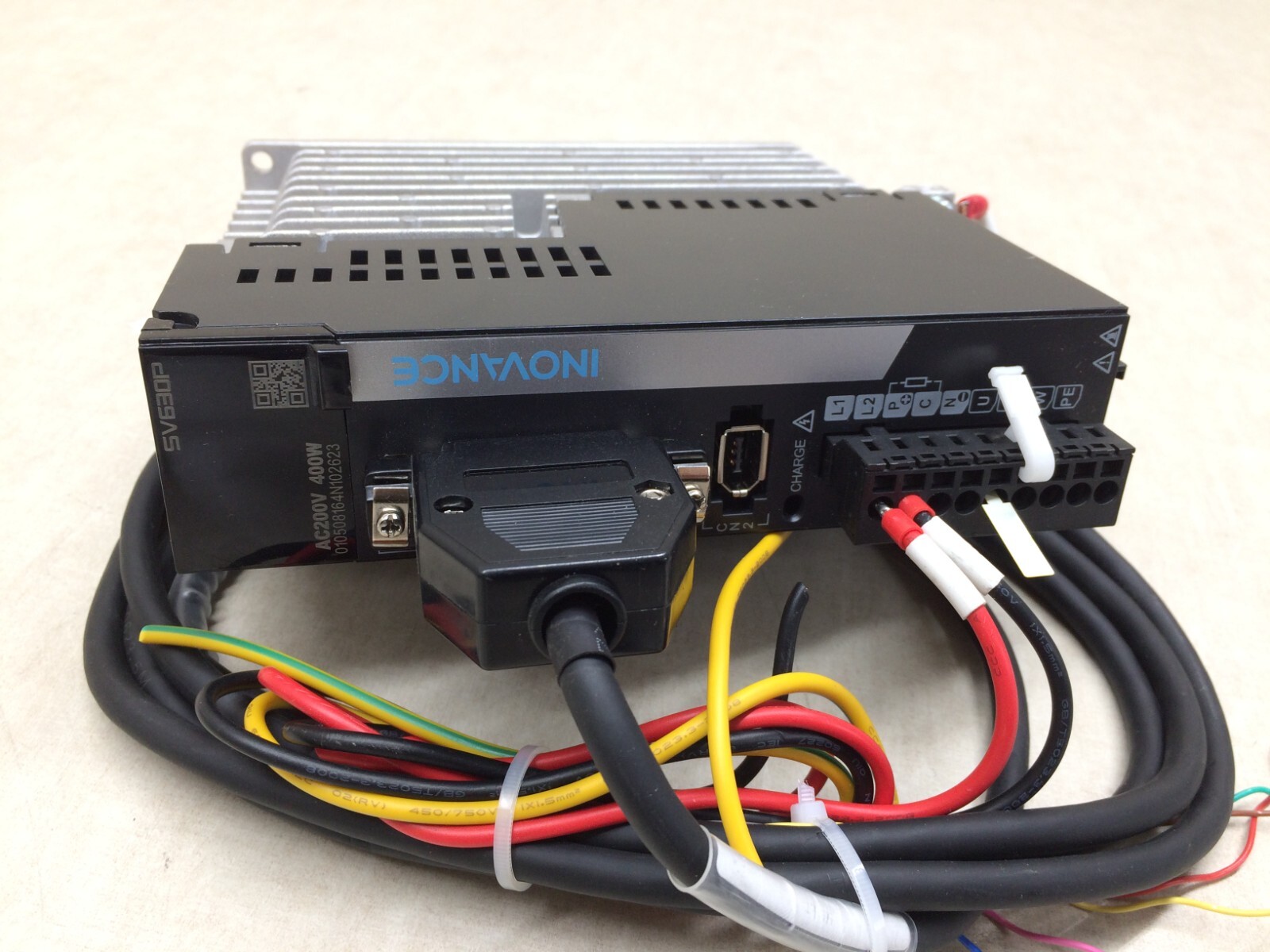 Inovance MS1H1-40B30CB AC Servo Motor w/ Stonker STF60-10 Gear Reducer