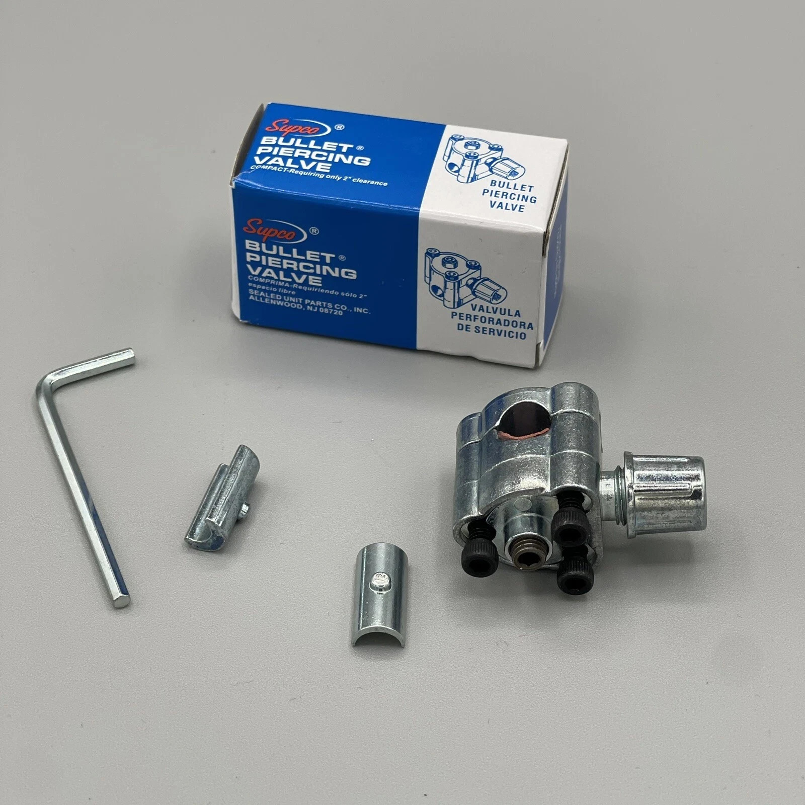 SUPCO BPV31 Bullet Piercing Valve 1/4 5/16 3/8 500 PSI AC Refrigerant Tap