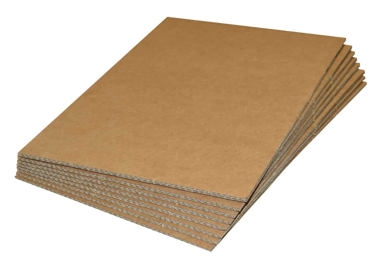 10 Large Hard2Find 75″x100″ Double Wall 275 Lbs, Corrugated Cardboard Sheet Pads
