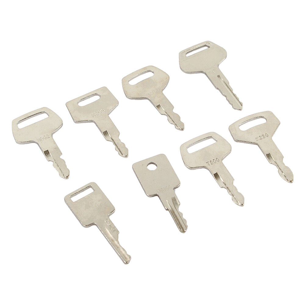21 Keys Set For Case CAT Komatsu Bobcat Heavy Equipment Construction