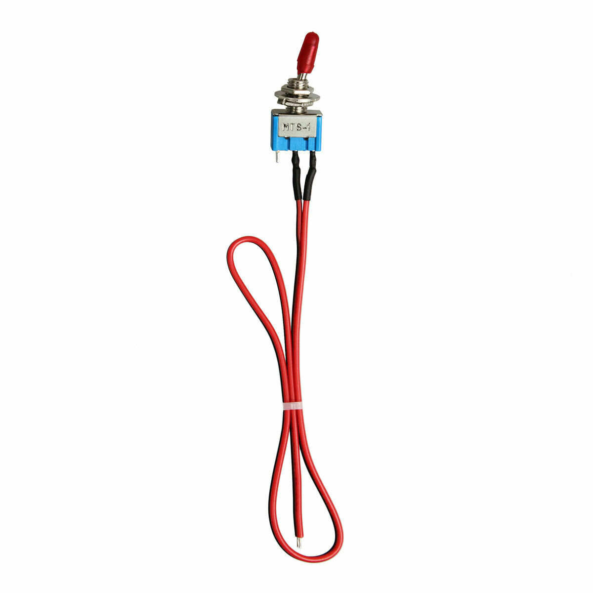 5PCS SET SPST Mini Toggle Switch Wires On/Off Metal Small Automotive Car Truck