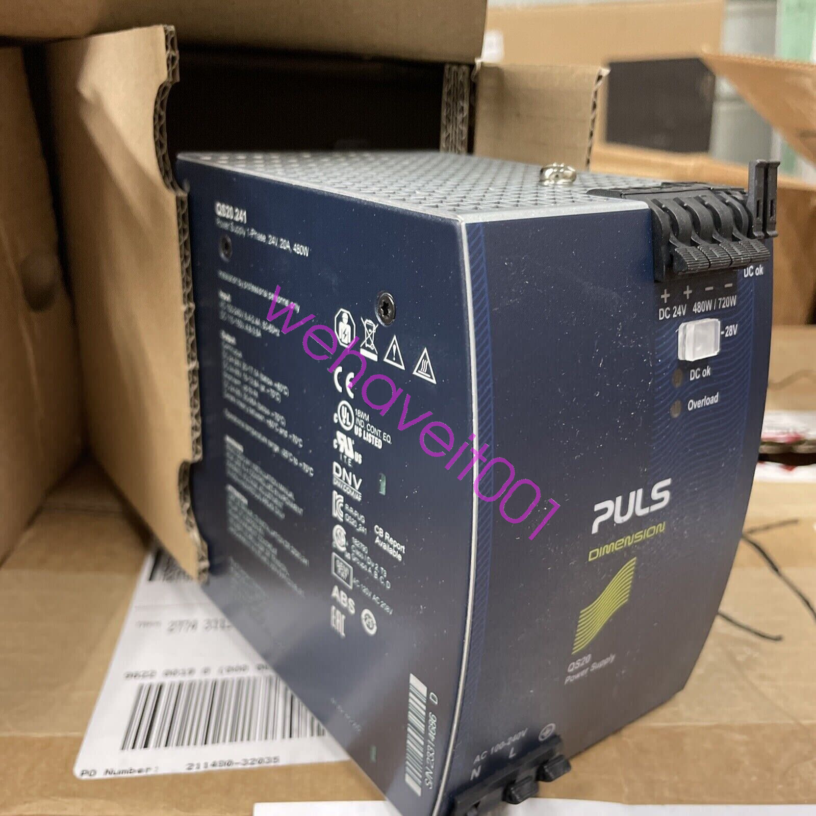 NEW Puls QS20.241 DIN Rail Power Supply US FREE Expedited Shipping