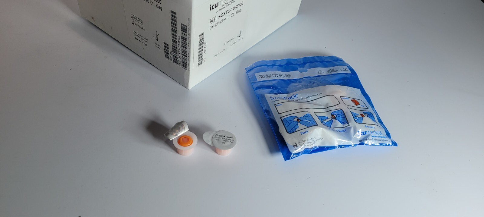 ICUMEDICAL Swabcap SCXT3-10-2000 Exp. Date 08/2026 – Quantity Of 250