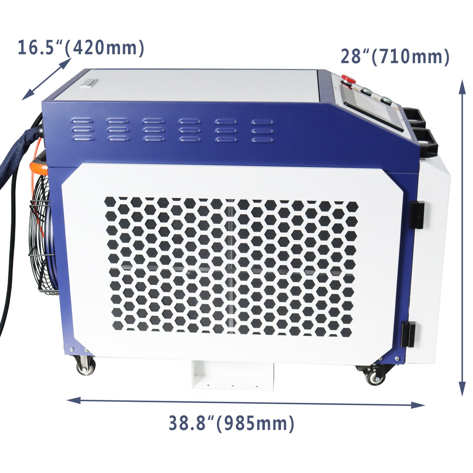 Continuous Wave Laser Rust Remover Cleaner for Paint Oil Dirt Coating Removal US