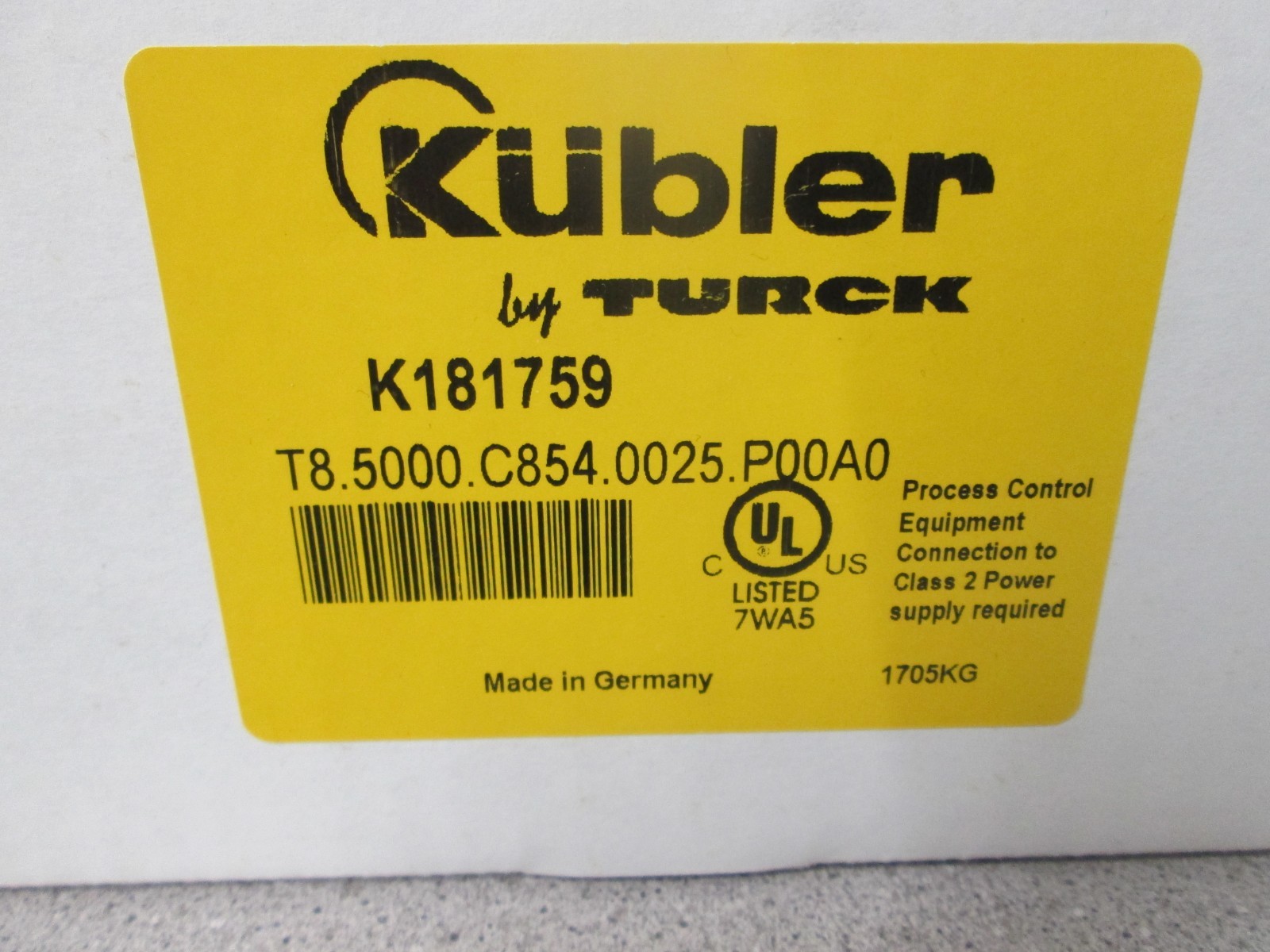 TURCK KUBLER K181759 T8.5000.C854.0025.P00A0 ENCODER **NEW**